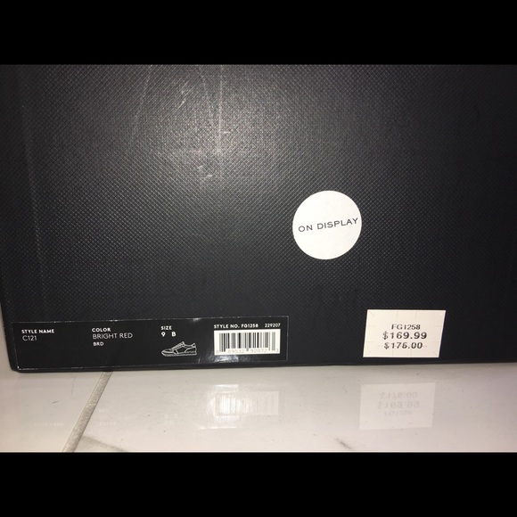 Coach C121 Bright Red Flowery Sneakers (Brand New) - Picture 6 of 7